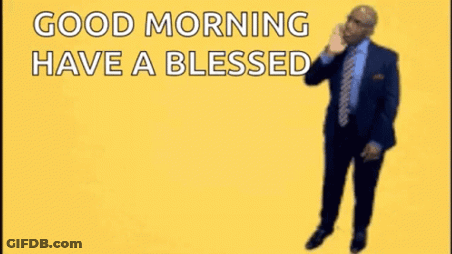 Man Shouting Have A Great Sunday GIF