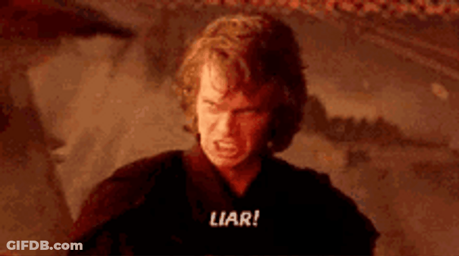 Man Shouting Liar GIF