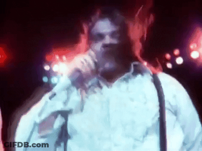 Man Shouting Rock And Roll GIF