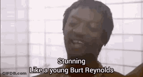 Man Showering Talking About Young Burt Reynolds GIF