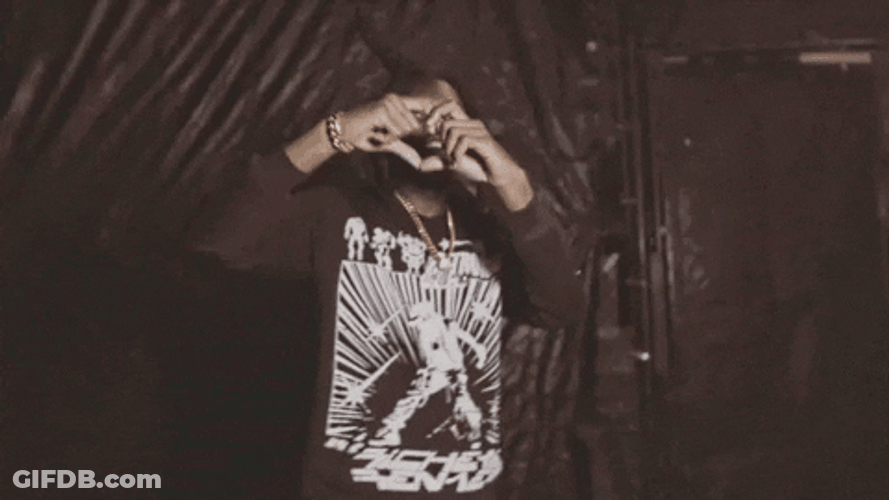 Man Showing Hands Heart Break GIF