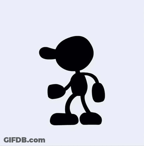 Man Silhouette Arms Outstretched Green Background GIF