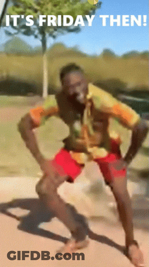 Man Silly Funny Dance Its Friday Meme GIF