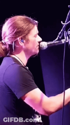 Man Singing And Playing Piano GIF