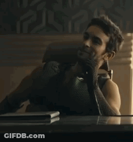 Man Singing Into Microphone GIF
