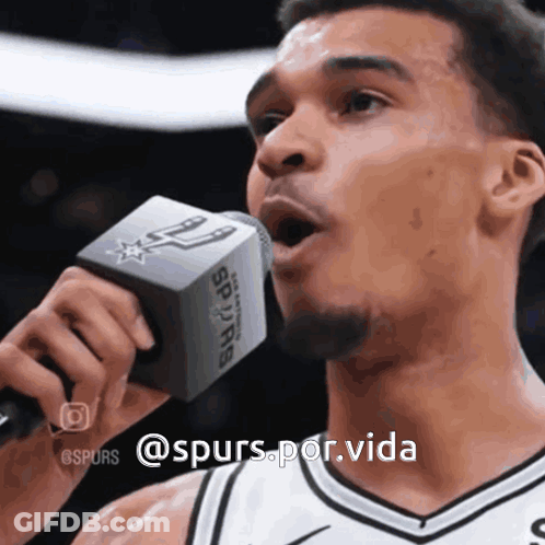 Man Singing Into Microphone GIF