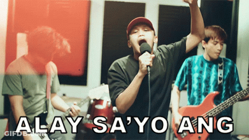 Man Singing Into Microphone Alay Sa Yo Ang GIF