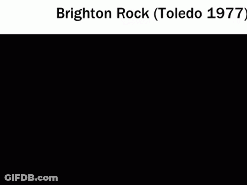 Man Singing Into Microphone Brighton Rock Toledo 1977 GIF