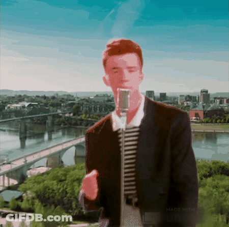 Man Singing Into Microphone By River GIF