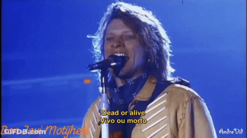 Man Singing Into Microphone Dead Or Alive GIF