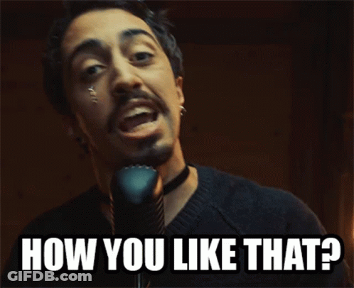 Man Singing Into Microphone How You Like That GIF