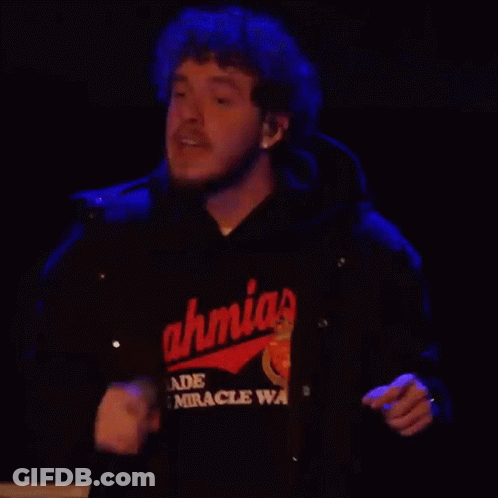 Man Singing Into Microphone I Can Tell You Need Somebody GIF