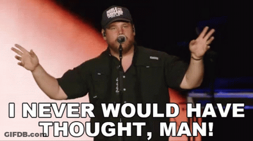 Man Singing Into Microphone I Never Would Have Thought Man GIF