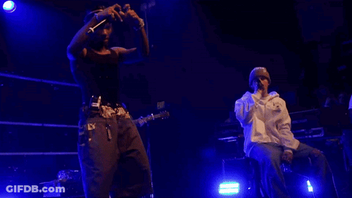 Man Singing Into Microphone GIF