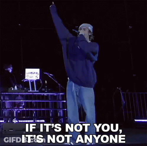 Man Singing Into Microphone If It's Not You It's Not Anyone GIF