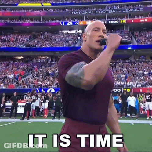 Man Singing Into Microphone It Is Time GIF