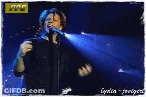 Man Singing Into Microphone Lydia-Povigirl GIF