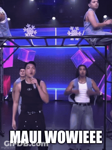 Man Singing Into Microphone Maui Wowieeee GIF