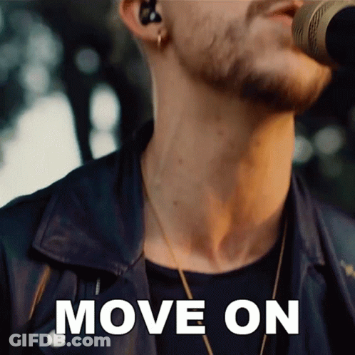 Man Singing Into Microphone Move On GIF