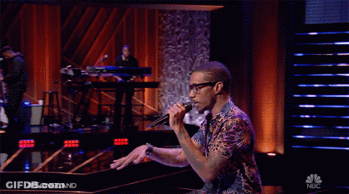 Man Singing Into Microphone On Stage #Songland GIF
