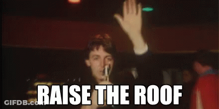Man Singing Into Microphone Raise The Roof GIF