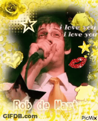 Man Singing Into Microphone Rob De Mari GIF