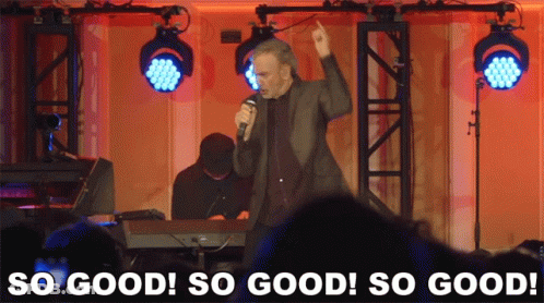 Man Singing Into Microphone Saying So Good GIF