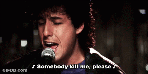 Man Singing Into Microphone Somebody Kill Me Please GIF