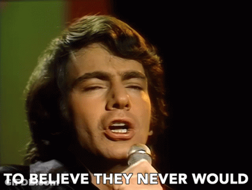 Man Singing Into Microphone To Believe They Never Would GIF