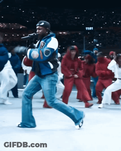 Man Singing Into Microphone GIF