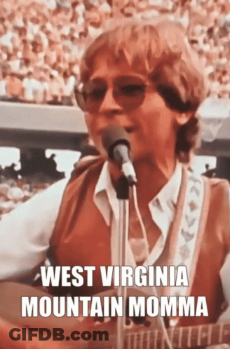 Man Singing Into Microphone West Virginia Mountain Momma GIF