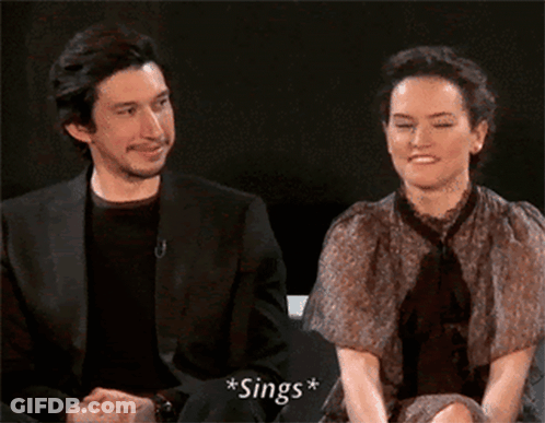 Man Singing Next To Woman GIF