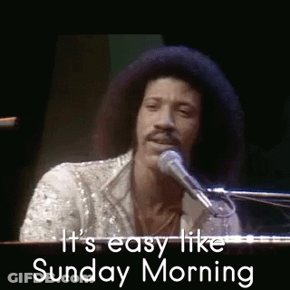 Man Singing Piano It's Easy Like Sunday Morning GIF