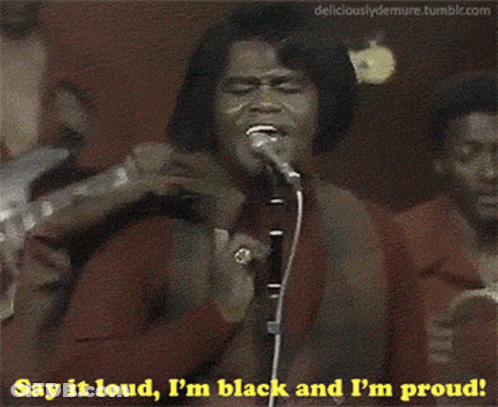 Man Singing Say It Loud I'm Black And I'm Proud GIF