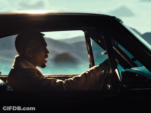 Man Singing While Driving GIF