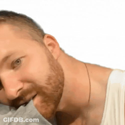Man Singing With Curlers In Hair GIF