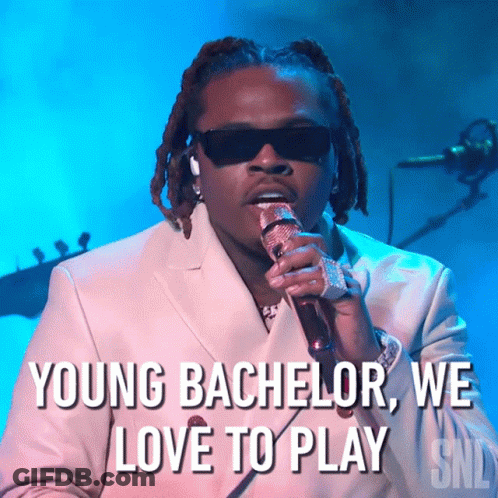 Man Singing Young Bachelor We Love To Play GIF