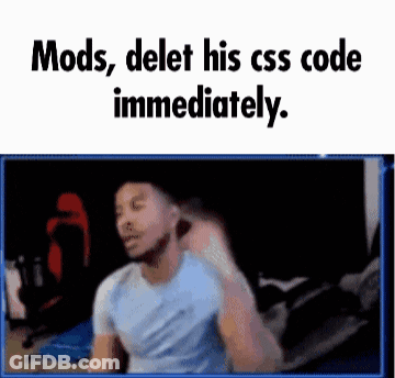 Man Sitting At Computer Mods Delete His CSS Code Immediately GIF