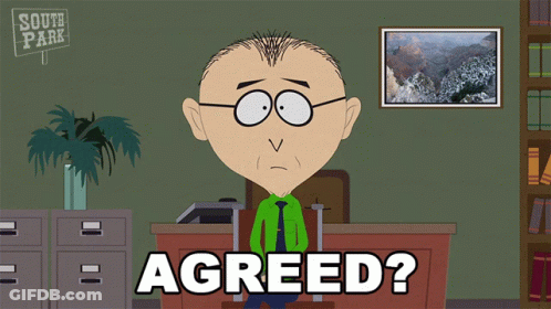 Man Sitting At Desk With Agreed GIF