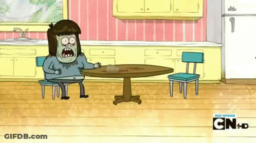 Man Sitting At Table Cn Hd GIF
