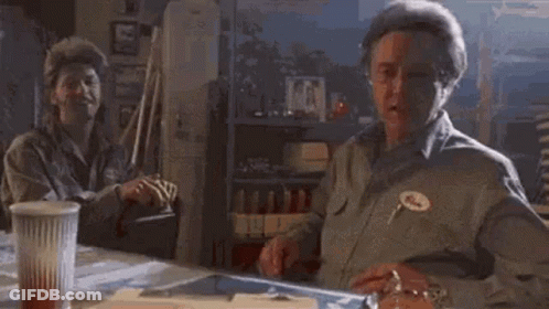 Man Sitting At Table With Coffee And I'm On It GIF