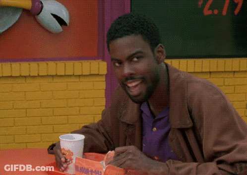 Man Sitting At Table With Food And Cup GIF