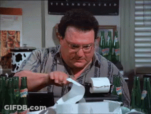 Man Sitting At Table With Mountain Dew GIF