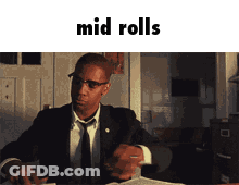 Man Sitting At Table With Soup Damned Failure GIF