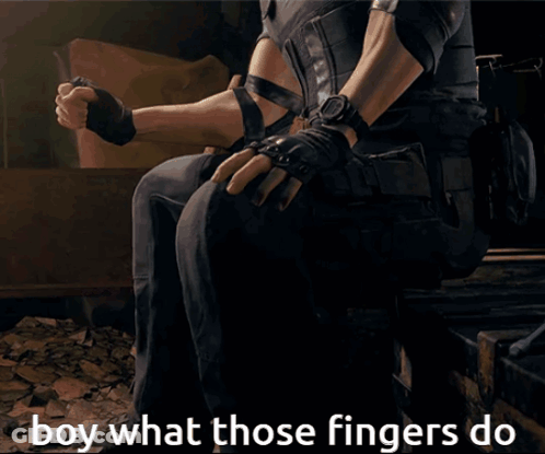 Man Sitting Boy What Those Fingers Do GIF