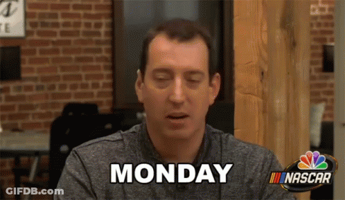 Man Sitting Brick Wall Eyes Closed Monday On Chest GIF