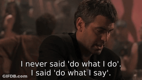 Man Sitting Dark Room Saying Never Said Do What I Do GIF