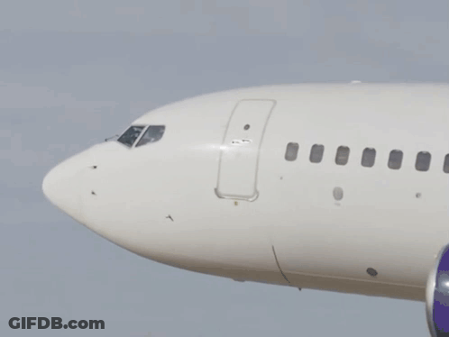 Man Sitting In Airplane Cockpit GIF