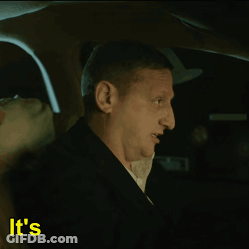 Man Sitting In Car Saying It's Simply Too GIF