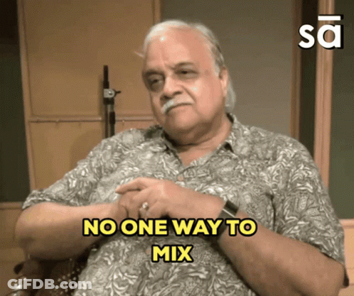 Man Sitting In Chair No One Way To Mix GIF